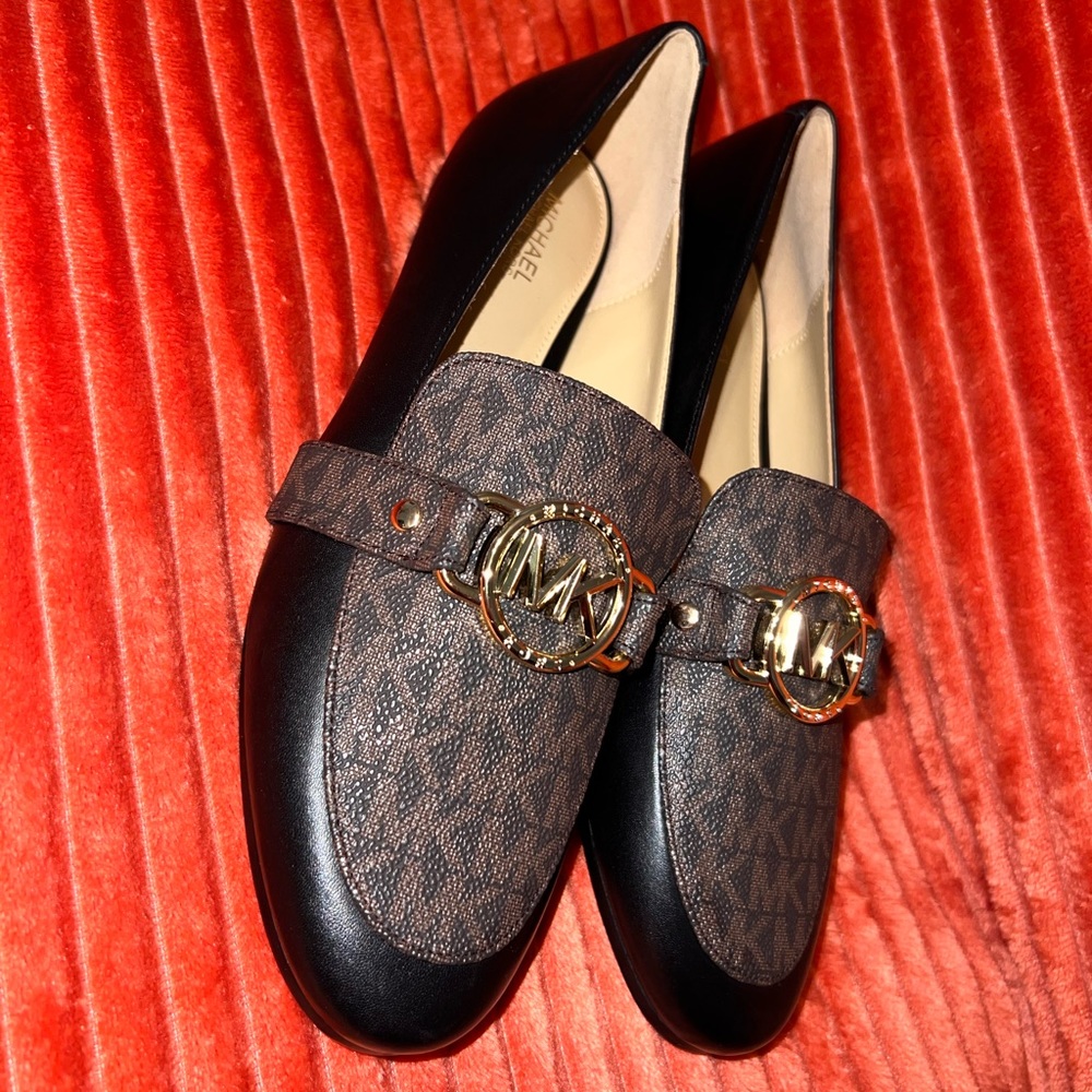 Michael Kors Rory Nappa Leather Loafers - Picture 5 of 6